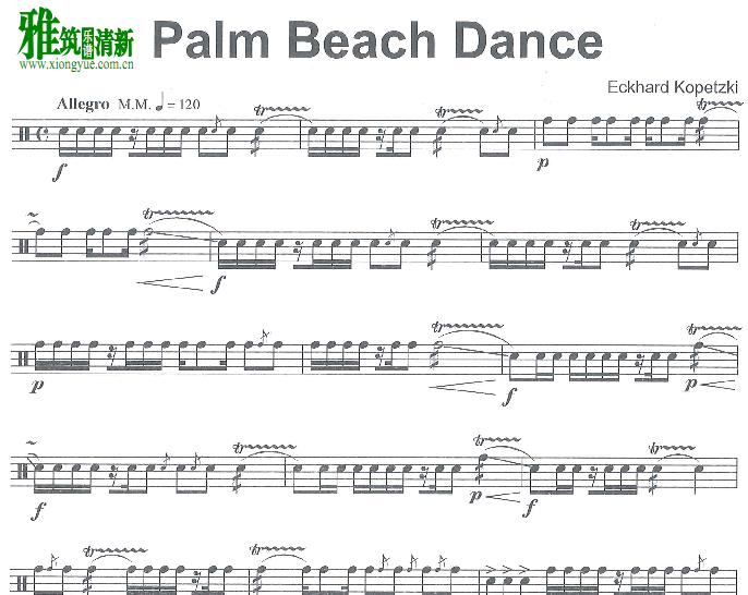 Eckhard Kopetzki - Palm Beach Dance小军鼓谱