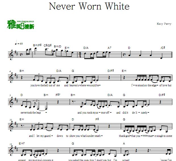 Katy Perry - Never Worn Whiteиԭ  