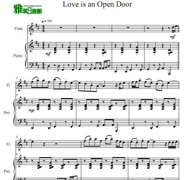 Love Is an Open Door Ѹٶ