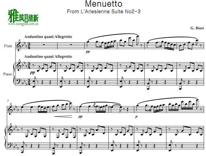 L Arlesienne Suite No2 3 Menuetto l-arlesienne-suite-no2-3-menuetto