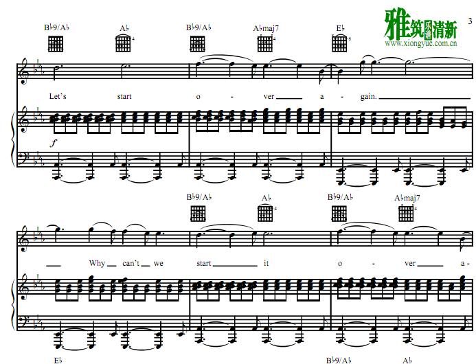 Muse - Exogenesis Symphony, Part 3 (Redemption)钢琴伴奏谱