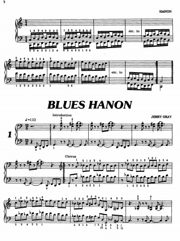 Jerry Gray Jazz Hanon 爵士哈农练习 钢琴谱