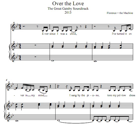Florence and the Machine — Over the Love钢琴谱