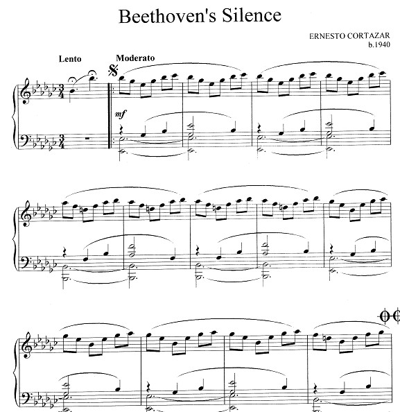 沉默的贝多芬Beethoven's Silence 钢琴谱