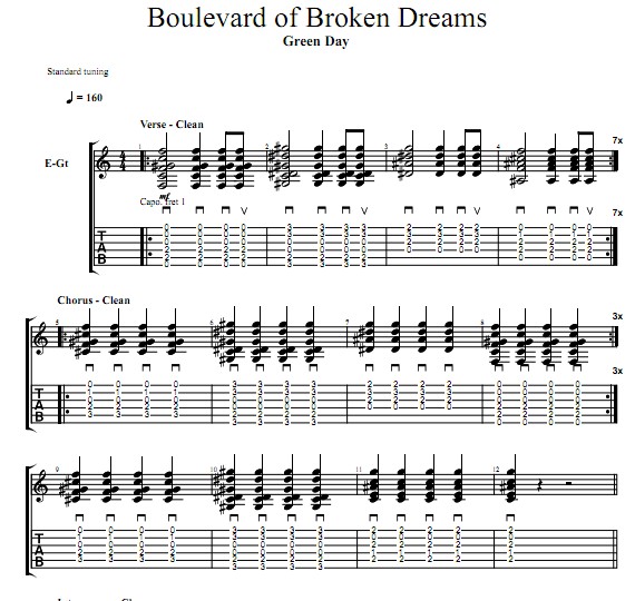 Green Day - Boulevard of Broken Dreams