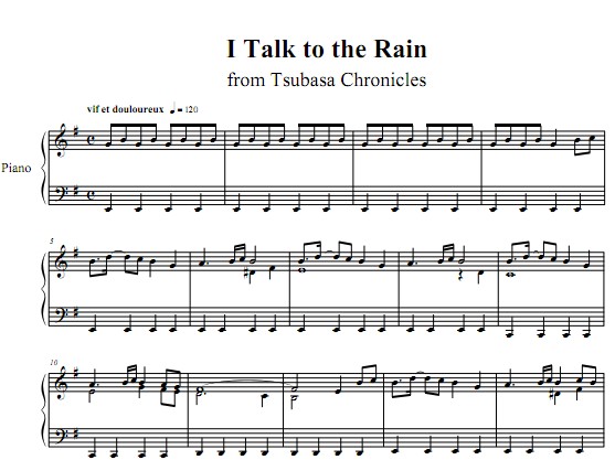 I Talk to the Rain