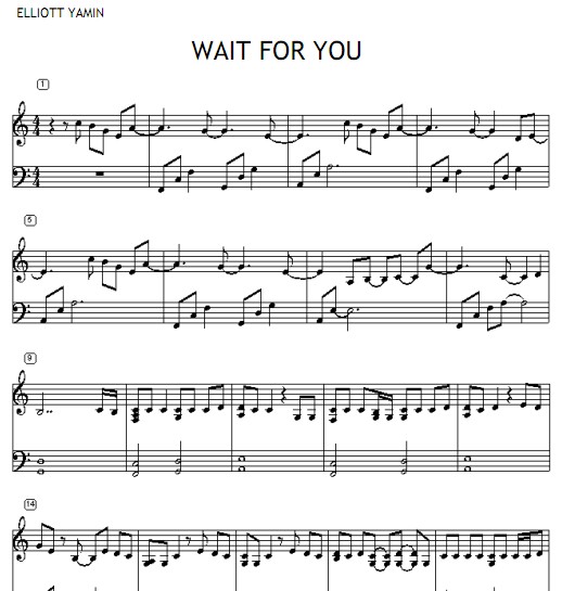 Elliott Yamin - wait for you